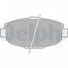 Delphi LP1661 - Brzdové platničky -