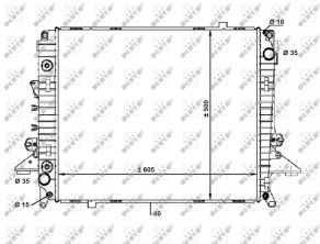 NRF 58463 - Chladič vody -