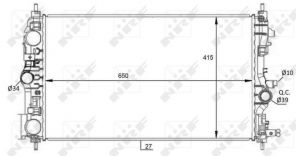 NRF 59076 - Chladič vody -