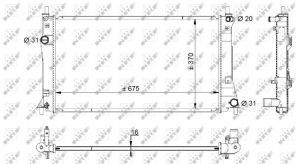 NRF 59205 - Chladič vody -