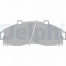 Delphi LP1664 - Brzdové platničky -