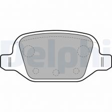 Delphi LP1678 - Brzdové platničky