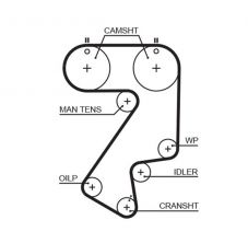 Gates 5404XS - Rozvodový remeň