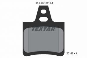 Textar 2016203 - Brzdové platničky -