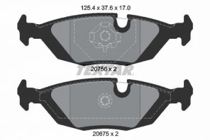 Textar 2067502 - Brzdové platničky -