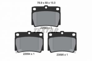 Textar 2359301 - Brzdové platničky -