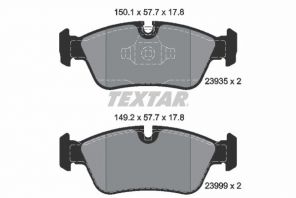 Textar 2393581 - Brzdové platničky -