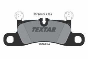 Textar 2514301 - Brzdové platničky -