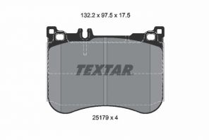 Textar 2517903 - Brzdové platničky -