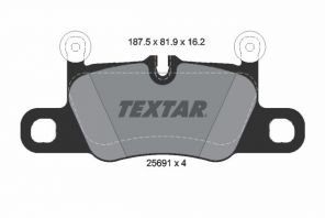 Textar 2569101 - Brzdové platničky -