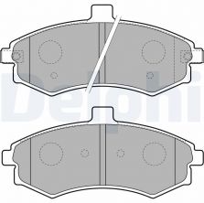 Delphi LP1788 - Brzdové platničky
