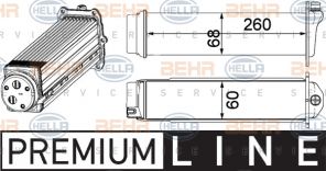 Hella 8ML 376 924-101 - Chladič plniaceho vzduchu