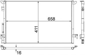 Mahle AC 294 000S - Kondenzátor