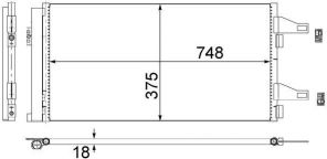 Mahle AC 363 000S - Kondenzátor