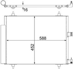 Mahle AC 515 000S - Kondenzátor