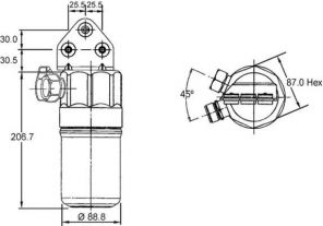 Mahle AD 187 000S - Sušič