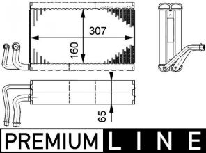 Mahle AE 68 000P - Výparník