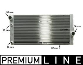 Mahle CR 1147 000P - Chladič vody -