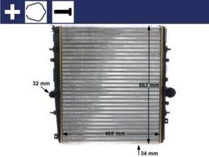 Mahle CR 1437 000S - Chladič vody -