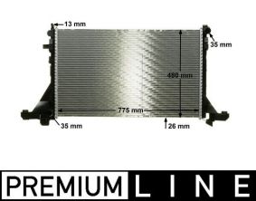 Mahle CR 1770 000P - Chladič vody -