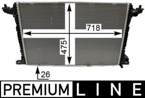 Mahle CR 2179 000P - Chladič vody -