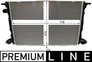 Mahle CR 2180 000P - Chladič vody -