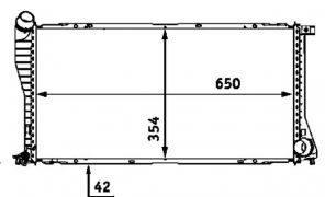 Mahle CR 288 000S - Chladič vody -