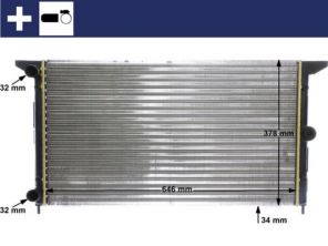 Mahle CR 607 000S - Chladič vody -