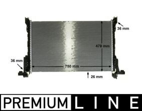 Mahle CR 86 000P - Chladič vody -