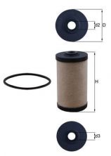 Knecht KX 43 - Palivový filter