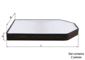 Knecht LA 51/S - Peľový filter