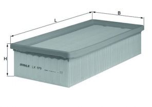 Knecht LX 979 - Vzduchový filter