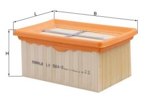 Knecht LX 984/5 - Vzduchový filter