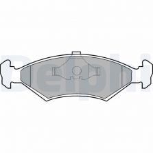 Delphi LP204 - Brzdové platničky -