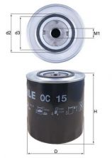 Knecht OC 15 - Olejový filter -