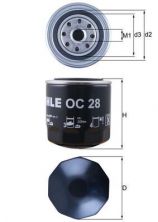 Knecht OC 28 - Olejový filter -