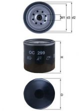 Knecht OC 299 - Olejový filter -