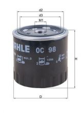 Knecht OC 98 - Olejový filter -