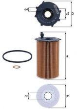 Knecht OX 417D - Olejový filter -