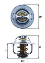 Mahle TX 179 89D - Termostat -