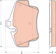 TRW GDB1758 - Brzdové platničky -