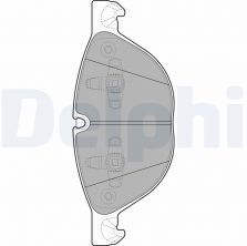 Delphi LP2091 - Brzdové platničky