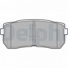 Delphi LP2095 - Brzdové platničky