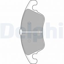 Delphi LP2099 - Brzdové platničky