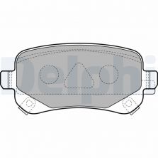 Delphi LP2174 - Brzdové platničky