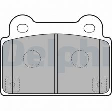 Delphi LP2177 - Brzdové platničky