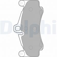 Delphi LP2232 - Brzdové platničky