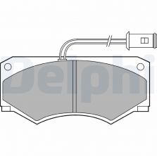 Delphi LP584 - Brzdové platničky