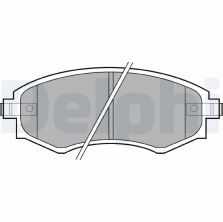 Delphi LP606 - Brzdové platničky
