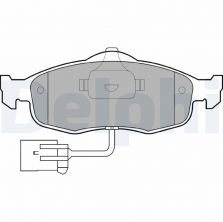 Delphi LP781 - Brzdové platničky